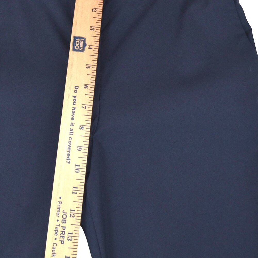 Theory Tennyson Neoteric Pants Navy Size 6 Minimalist Straight Leg USA Made - Picture 4 of 8